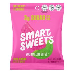 SmartSweets Sourmelon Bites Gummy 1.8oz 12ct